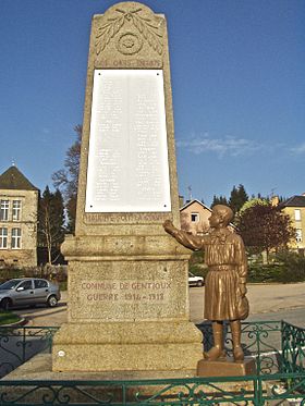 Monument aux morts Gentioux-Creuse